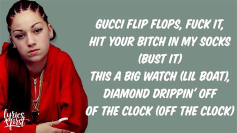 lyrics to Gucci flip flops